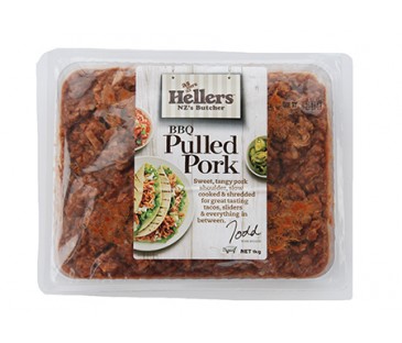 Hellers Pulled Pork BBQ 1kg