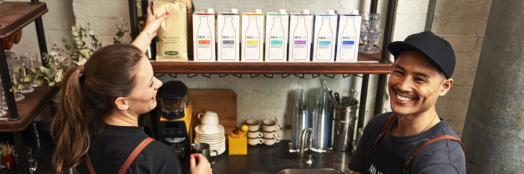 MILKLAB distributed by Goodman Fielder Food Service