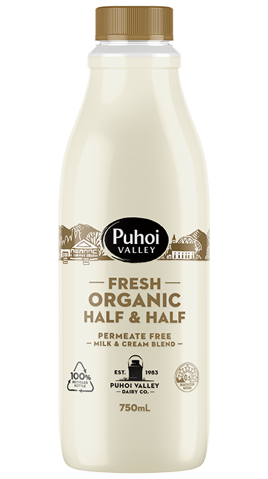 Puhoi Valley Organic HalfHalf 750ml