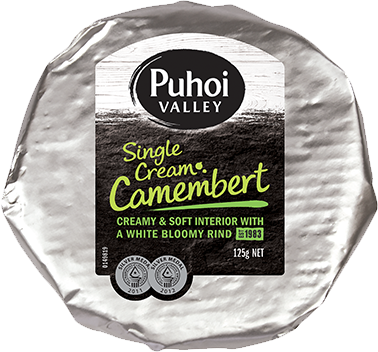 Puhoi Valley White Single Cream Camember 125g