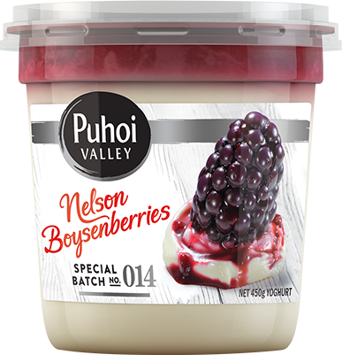 Puhoi Valley Yoghurt Boysenberry 450g