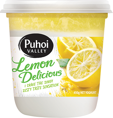 Puhoi Valley Yoghurt Lemon Delicious 450