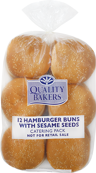 Quality Bakers Catering Sesame Hamburger