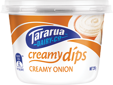 Tararua Dairy Co Creamy Dip Creamy Onion