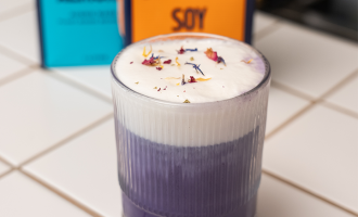 Ube Iced Latte Recipe NZ Goodman Fielder Food Service