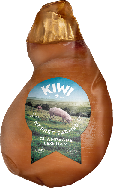 kiwi champagne ham